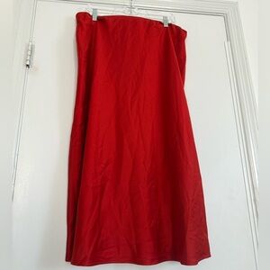A New Day Burnt Orange Slip Skirt